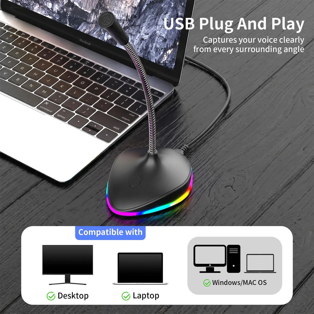 NPTCL USB Computer Microphone