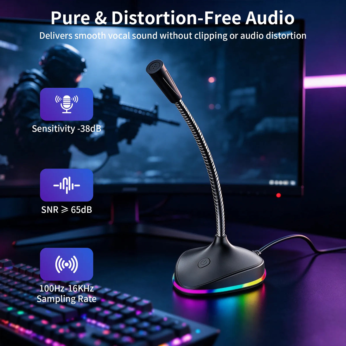 NPTCL USB Computer Microphone