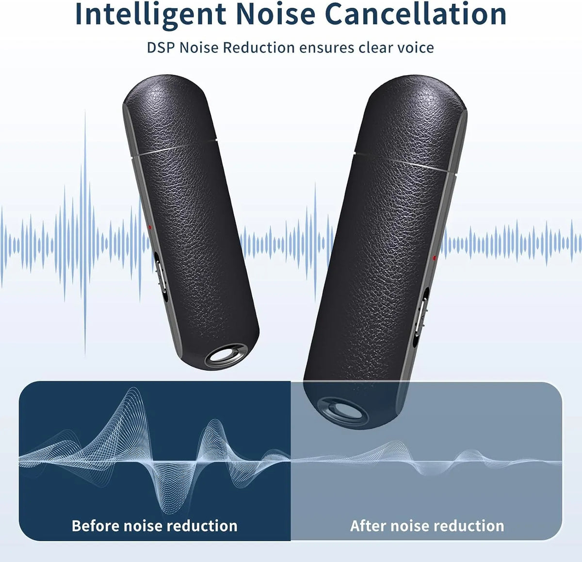 32GB USB Voice Recorder with Noise Cancellation for Lectures, Class